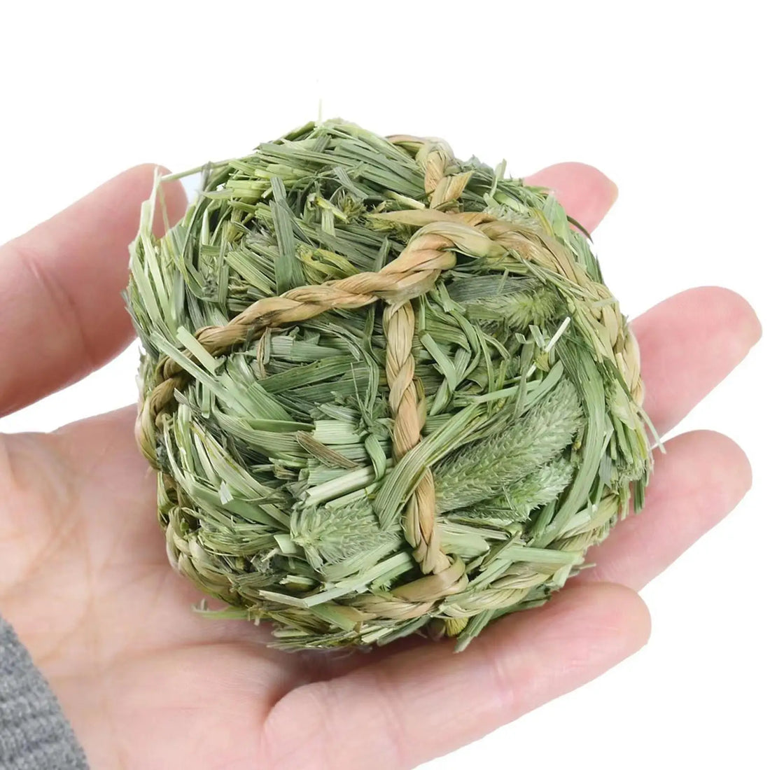 Rabbit Chew Toys Timothy Grass Hay Ball Small Animal Activity Play Toy for