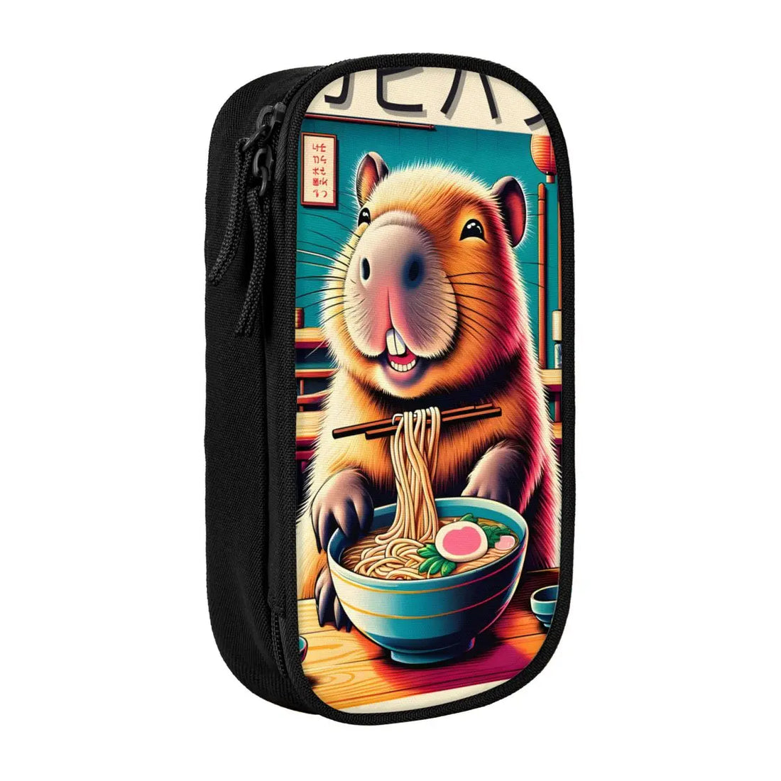 Custom Kawaii Cute Giant Cavy Capybara Pencil Case for Boys Gilrs Big Capacity Pencil Bag School Accessories