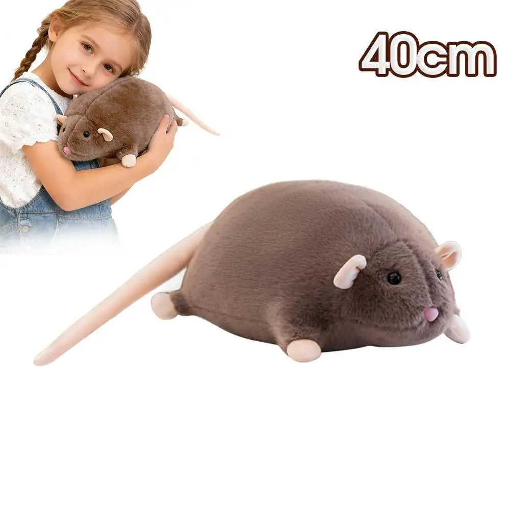 3D Simulated Mouse Super Soft Plush Mouse Plushy Doll Stuffed Rat Plush Animal Toy Peluche Mascot New Year Birthday Gift