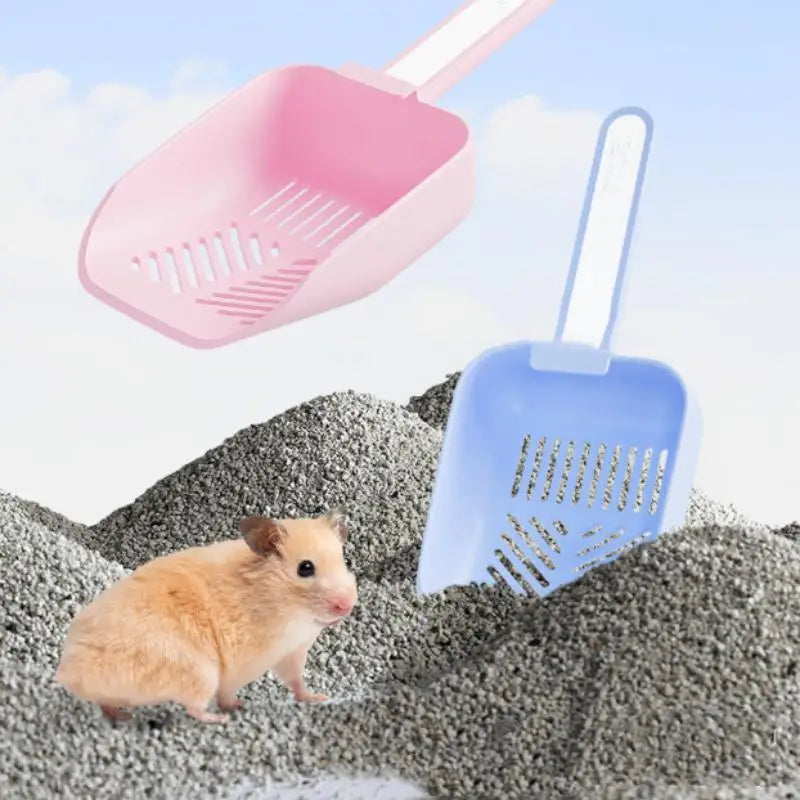 Hamster Bathtub Shovel Bathing Sand Shovel Small Pet Animals Cleaning Tool for Burrowly bedding & substrates and small pet care.