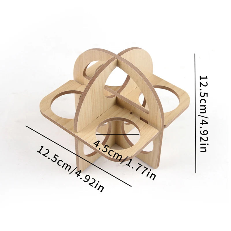Pet Hamster Toys Wooden Bridge Seesaw Swing Toys Small Animal Activity