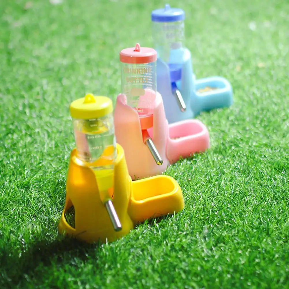 Leak-Proof Water Bottle with Food Bowl