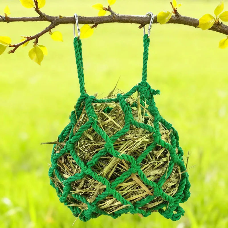 Hanging Rabbit Hay Feeder Ball Holder Food Rack Cage Small Pet Feeding