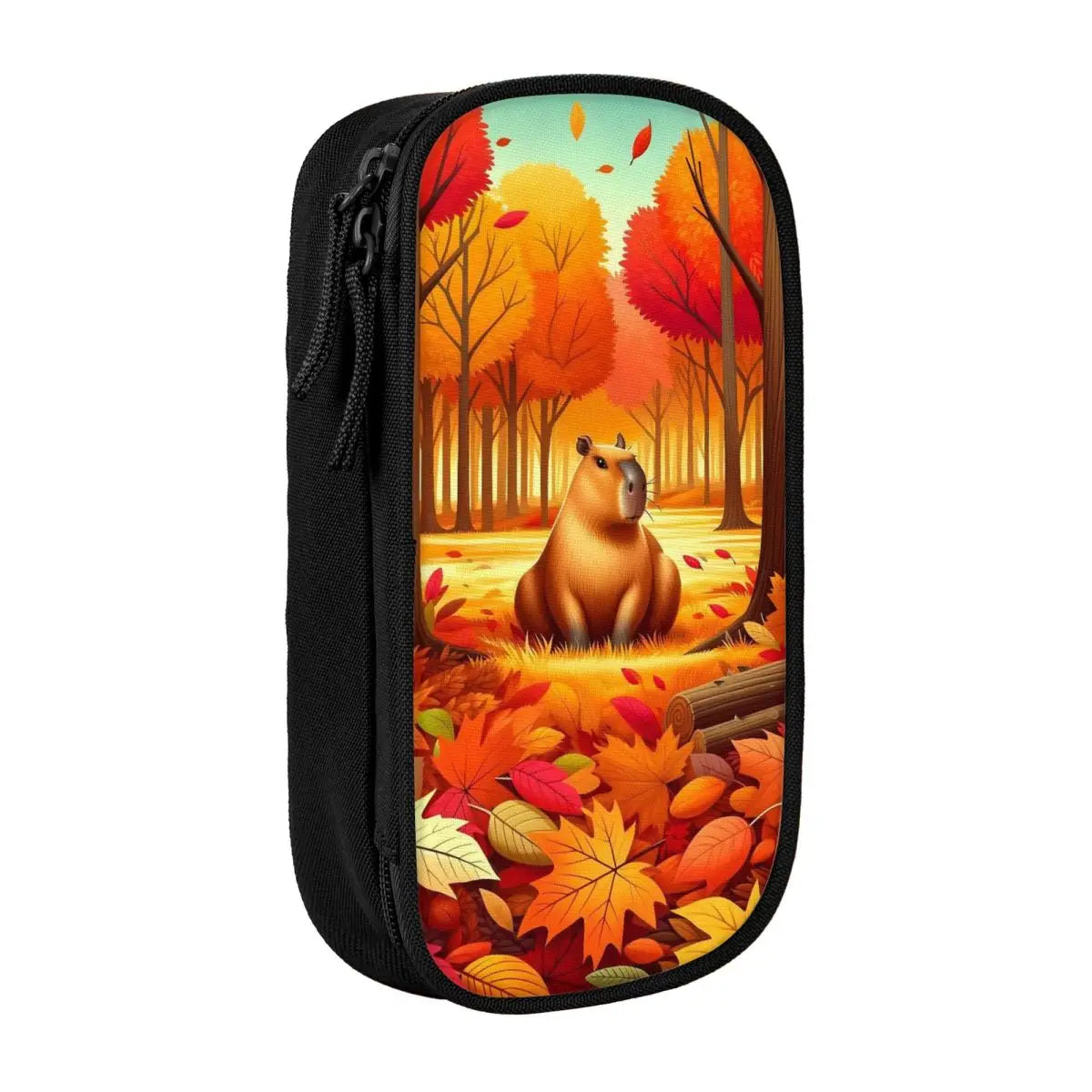 Custom Kawaii Cute Giant Cavy Capybara Pencil Case for Boys Gilrs Big Capacity Pencil Bag School Accessories