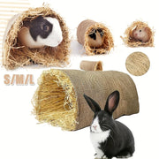 Hideaway Grass Rabbit and Guinea Pig Tunnel Hay & Forage for Burrowly hay & forage and small pet care.