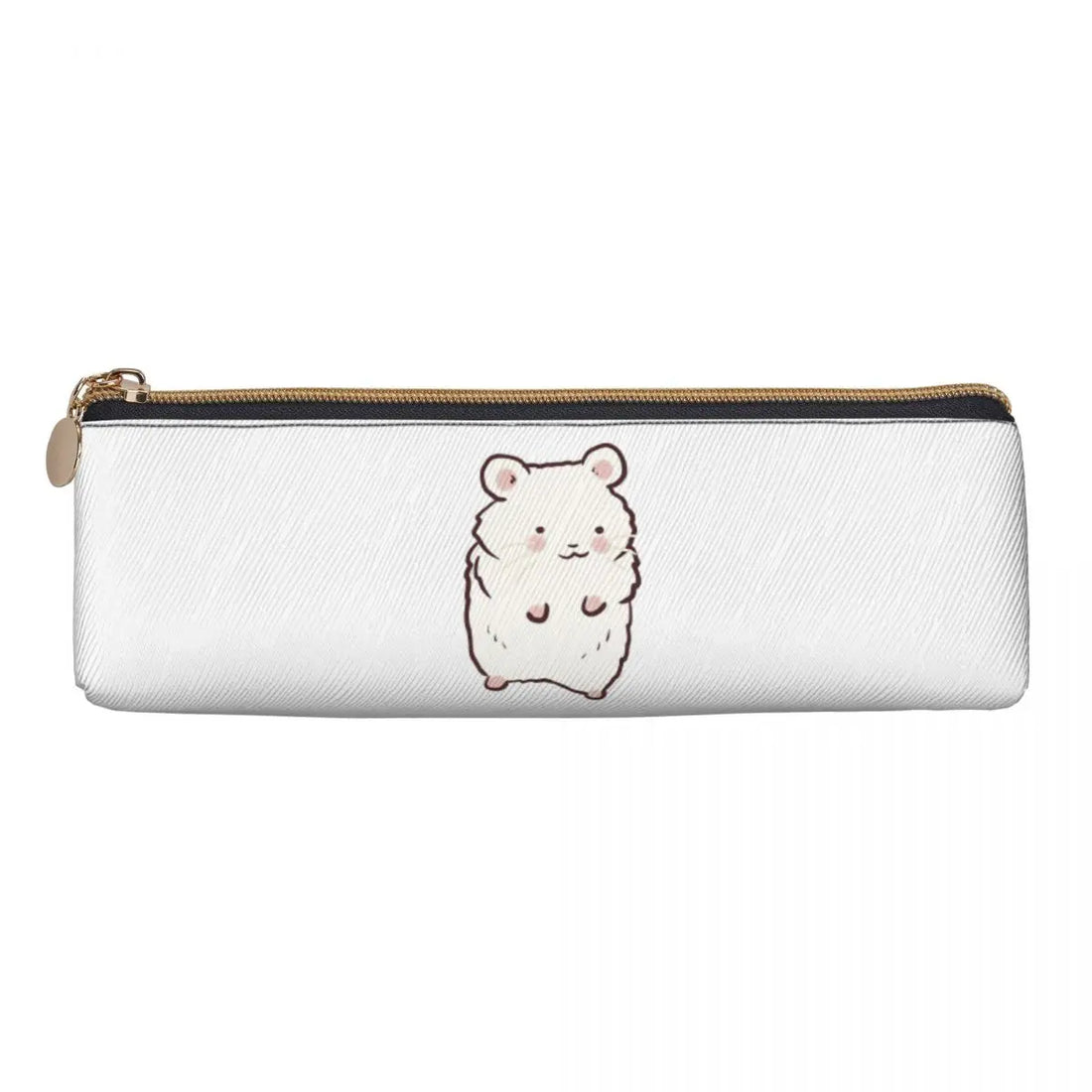 Cute Hamster Drawing Pencil Case for Boys Girls School Large Storage Pen Box Pencil Bag Stationery Supplies Pen Holder Bag