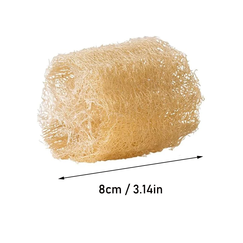 2pcs Rabbit Chew Toys Natural Loofah Bunny Chew Toys for Teeth Cleaning