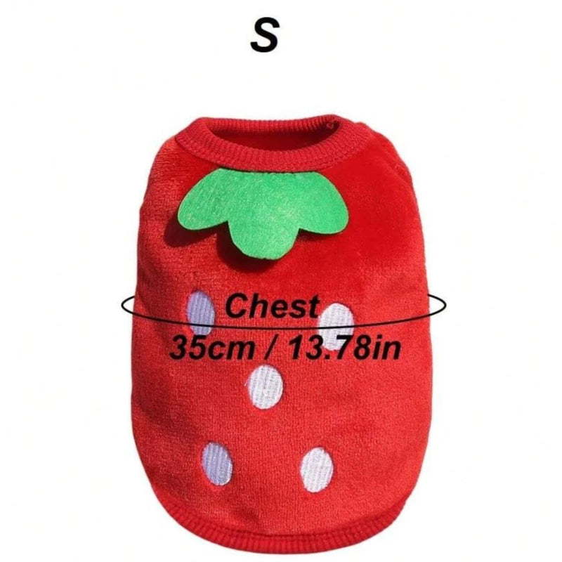 1PC Fruit-shaped Harness Vest Warm Costume Clothes Outfits for Pet Small Animal Guinea Pig Rabbit Bunny Ferret Chinchillas Kitty