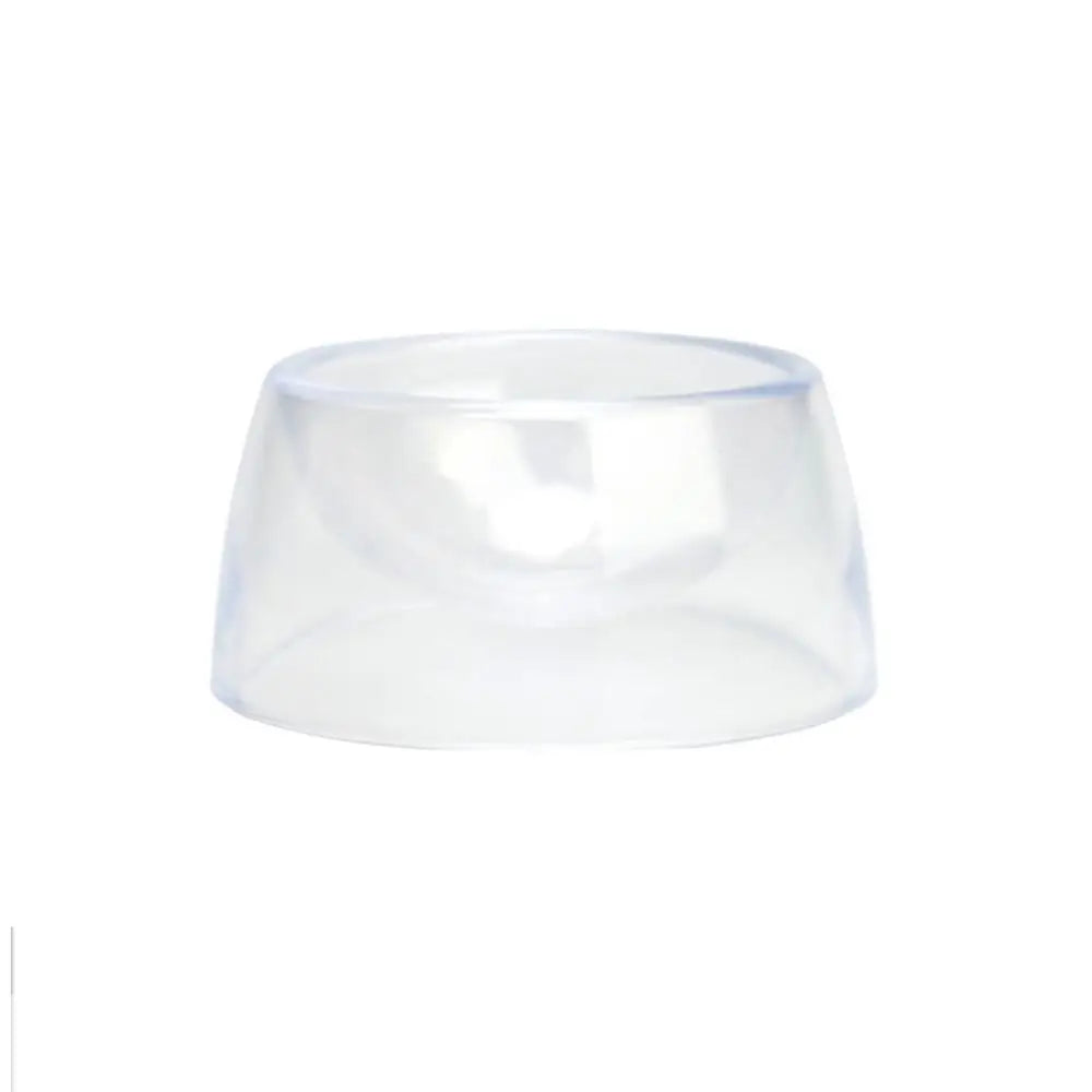 Bite Resistant Hamster Food Basin Non-slip Plastic Rat Food Water Dish Transparent Hamster Water Bowl