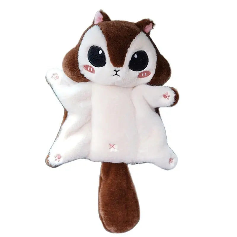 Cute Pteromyini Flying Hamster Plush Dolls Keychain Cartoon Mouse Baby Squirrel Glider Stuffed Animals Toy Lovely Gifts for Kids