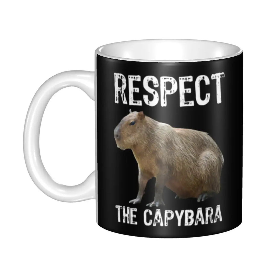 Custom DIY Capybara Giant Cavy Rodent Gamer Gaming Ceramic Mugs Customized Coffee Cup Creative Present