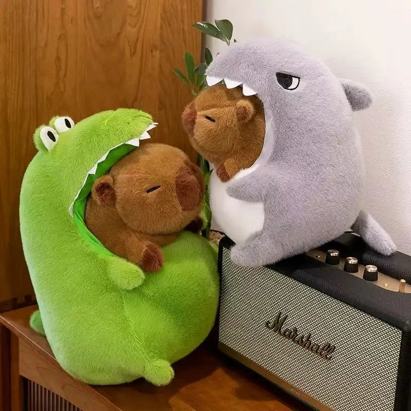 Capybara Plush Toy Stuffed Animal Peripheral Soft Plush Toys Cute Rodent Doll for Kids Adults Birthday Gift Toys Warm Home Decor