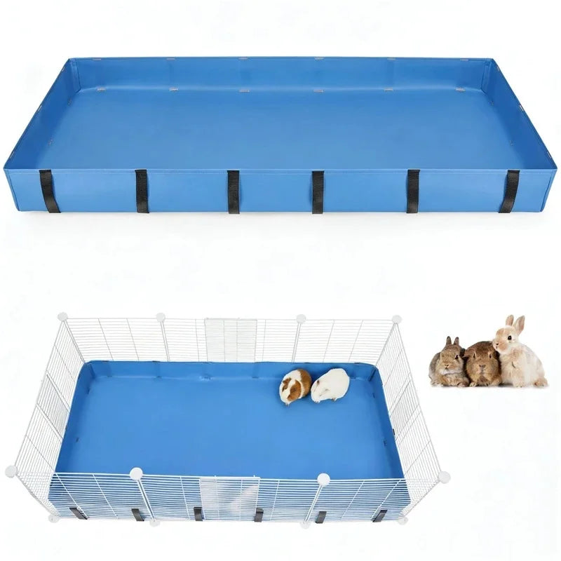 Waterproof PVC Cage Liner for Guinea Pigs and Rabbits for guinea pigs, rabbits, and hamsters from Burrowly small pet supplies.
