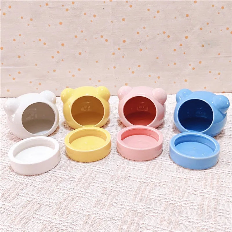 Ceramic Hamster Nest Summer Cooling Pet Ice House Ceramic Nest Dutch Pig for Burrowly cozy hides and small pet care.