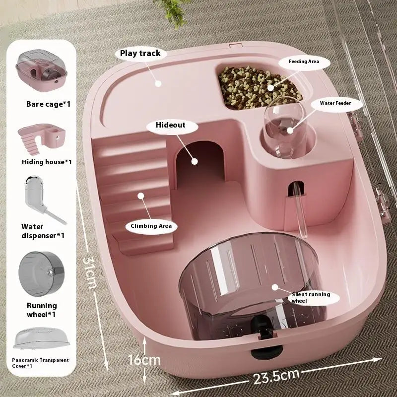 Luxury Large Capacity Hamster Golden Hamster Cage Habitat Villa Large