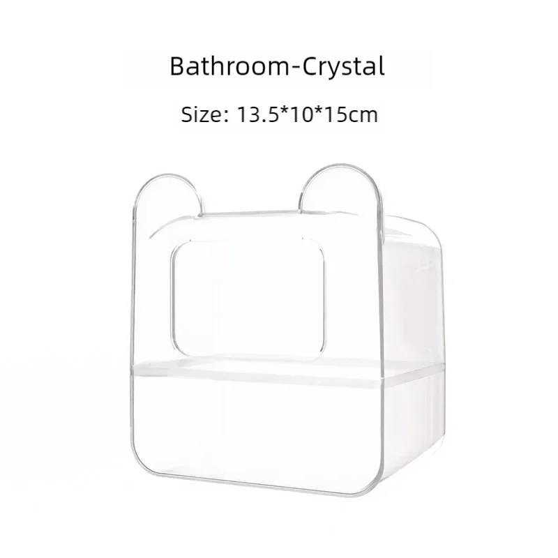 Hamster Bathroom Sinking Acrylic Excavator Box Fully Transparent Golden Bear Supplies Extra Large Toilet Bath Room Sand Basin