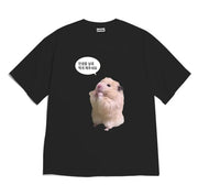 Funny Hamster Meme Graphic T-Shirt for Men Women, Casual Short Sleeve Sarcastic Tee Shirt Short-sleeved Shirt for Teen Boy Girls
