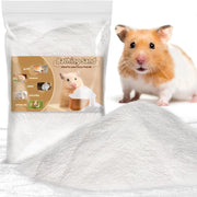 14 OZ Fine Silica Sand Bath for Hamsters, Gerbils & Small Pets - Dust-Free, Absorbent