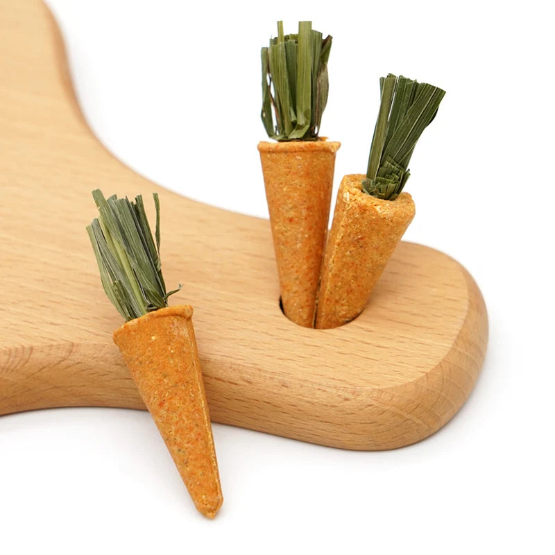 Small Animal Natural Chew Toy Set for rabbits, hamsters, guinea pigs, and chinchillas from Burrowly small pet supplies.