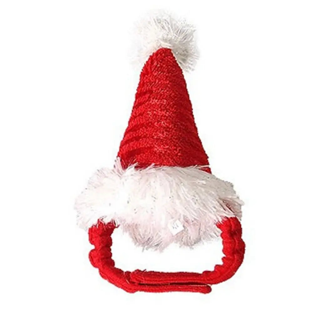 Kitty Rainbow Hamster Head Accessories Party Supplies Small Animals Cat Hat Pet Christmas Hat Costume Decor Santa Claus Cap