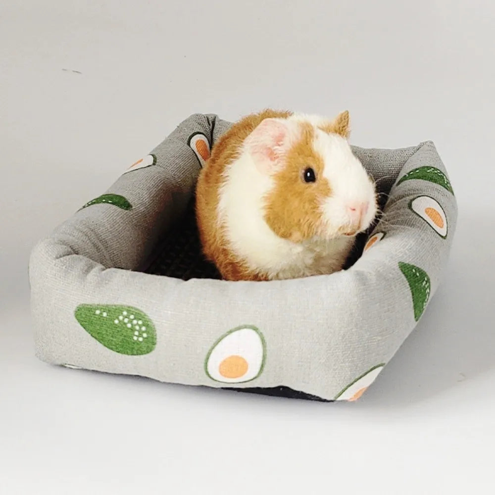 New Canvas Gerbil Cushion Washable Breathable Hamster Nests Comfortable Multi-size Hamster Sleeping Bed Guinea Pigs