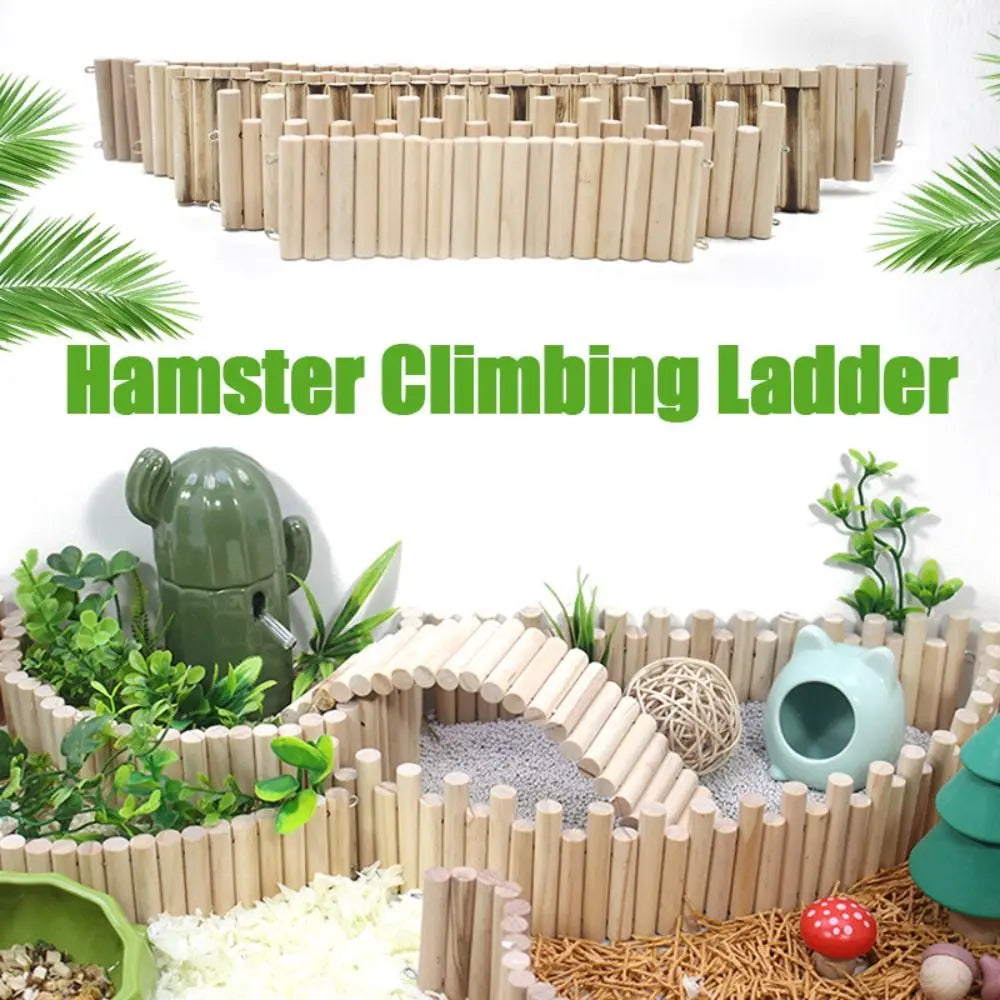 Bendable Hamster Climbing Ladder Multifunctional Easy to Install Hamster