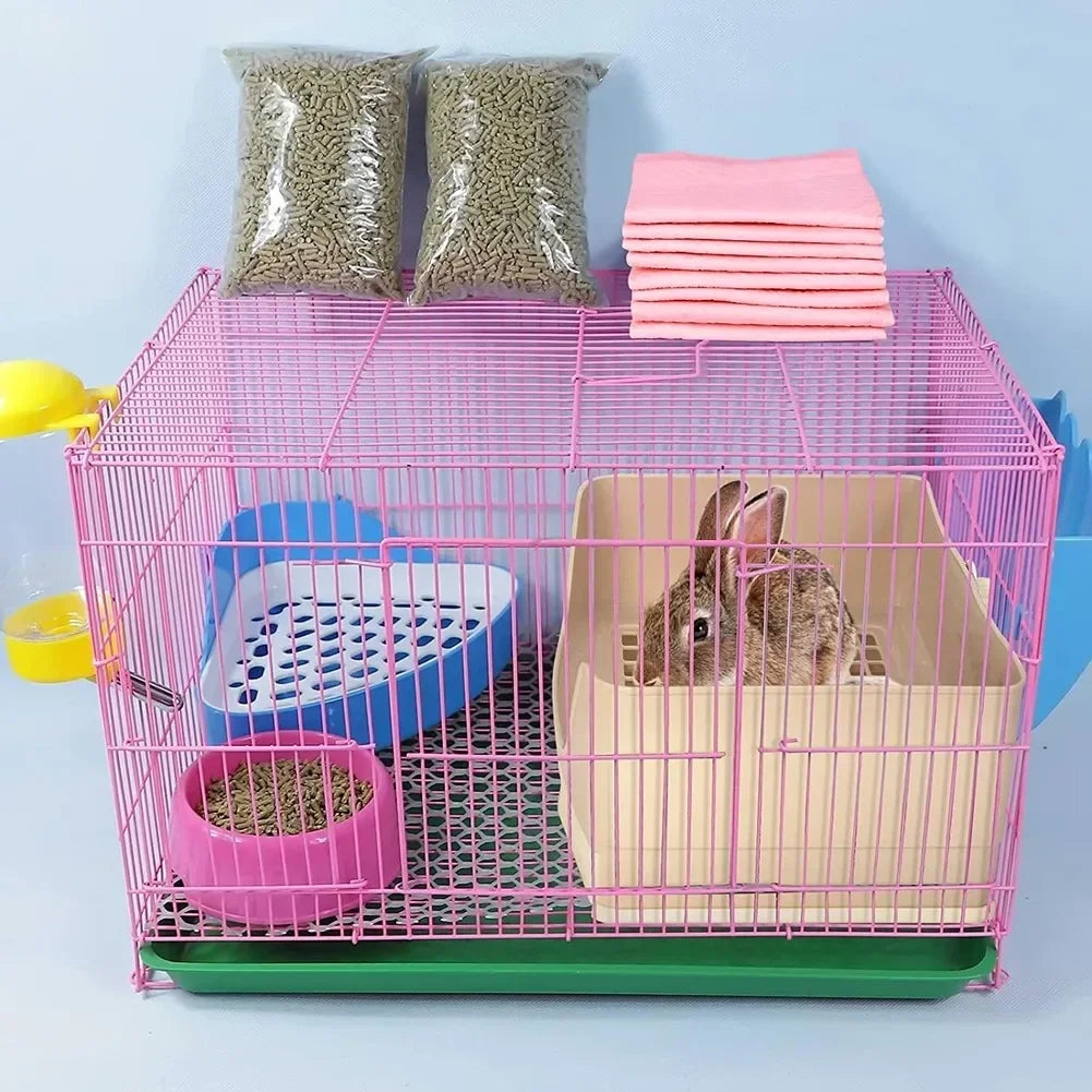 Extra Large Rabbit Litter Box Bunny Toilet with Drawer 50 Pet Toilet Film
