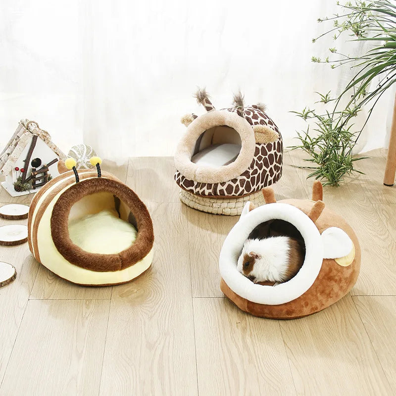 Super Warm Pet House Cage Guinea Pig Ferrets Hamsters Hedgehogs, Rabbits, Rats, Hamster Cage Accessories, Small Animal Supplies