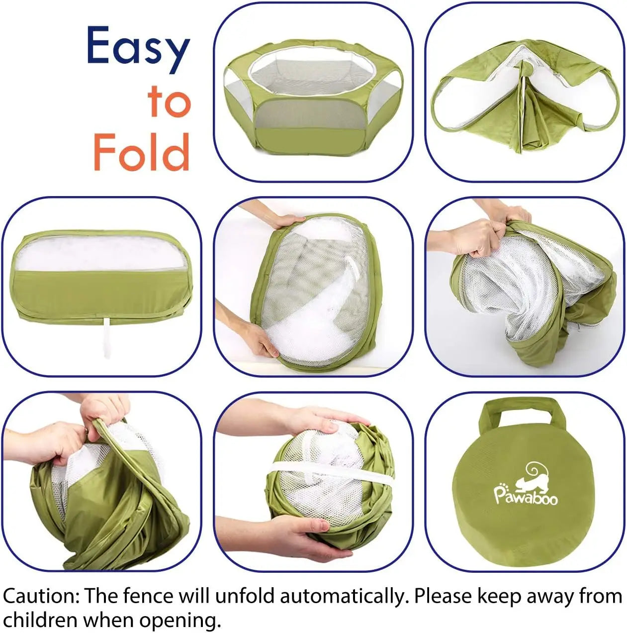 Waterproof Small Animal Playpen Tent Habitats & Travel for Small Pets