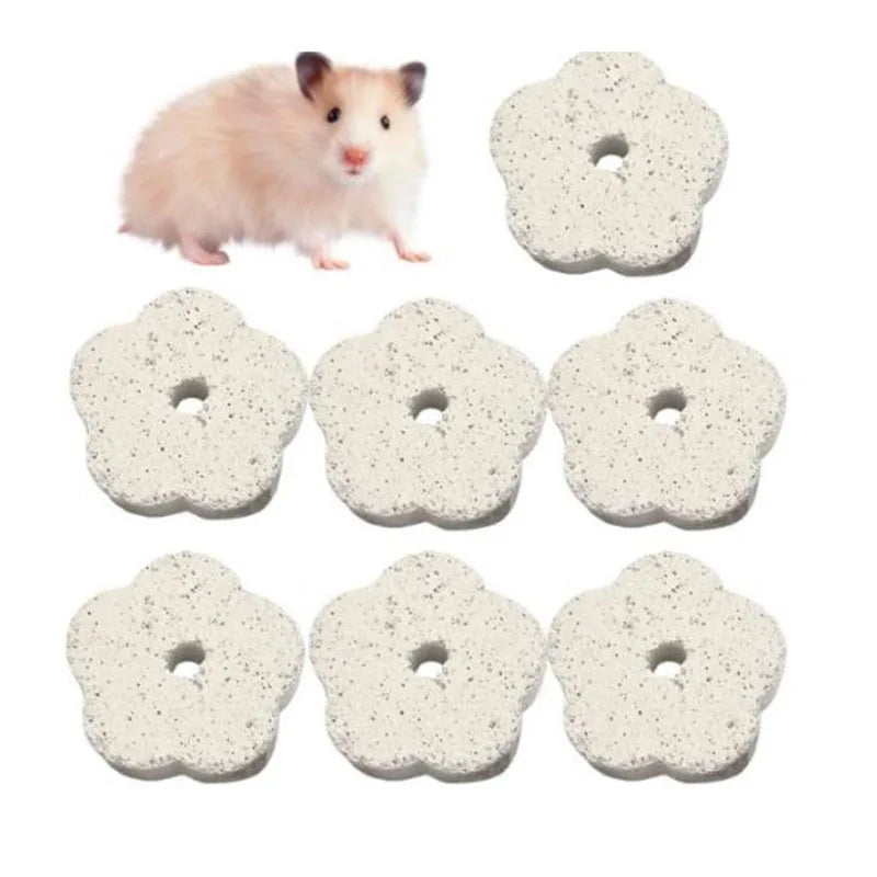 Mineral Teeth Grinding Stone for Small Pets for hamsters, guinea pigs, rabbits, and chinchillas from Burrowly small pet supplies.