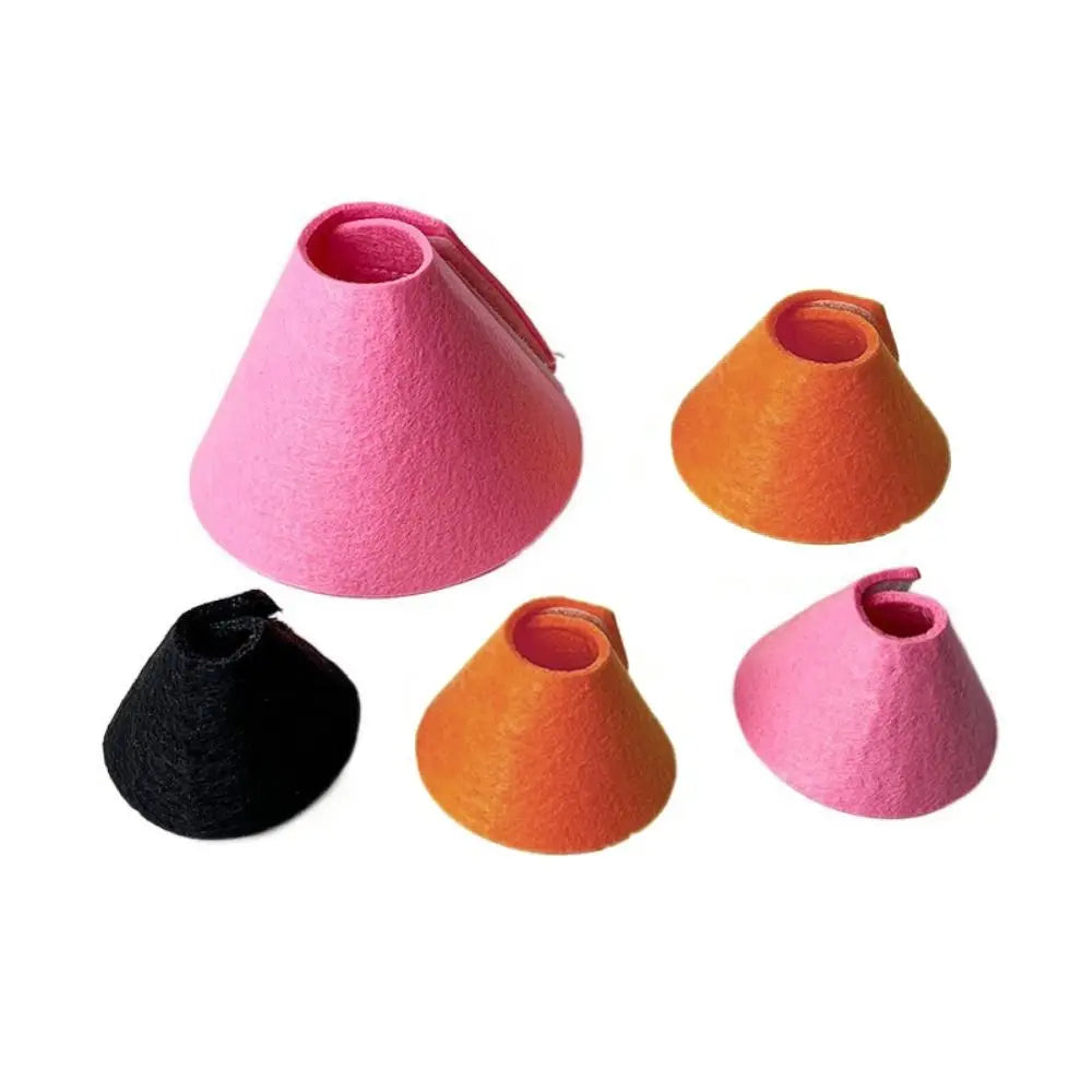 Anti Licking Hamster Anti Bite Collar Velvet Soft Squirrel Recovery Collar Colorful Hamster Elizabethan Collar for After Injury