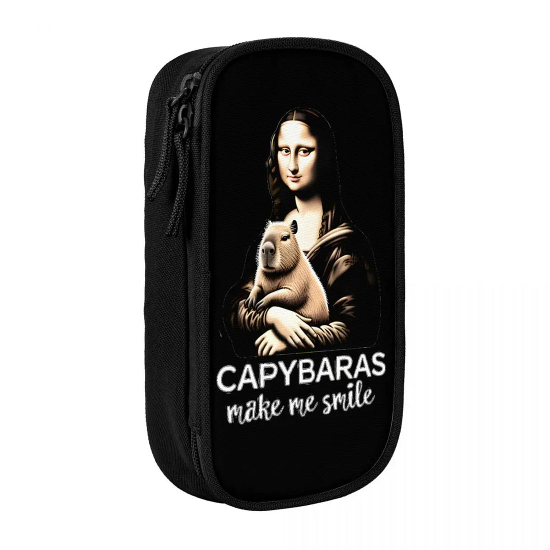 Custom Kawaii Cute Giant Cavy Capybara Pencil Case for Boys Gilrs Big Capacity Pencil Bag School Accessories