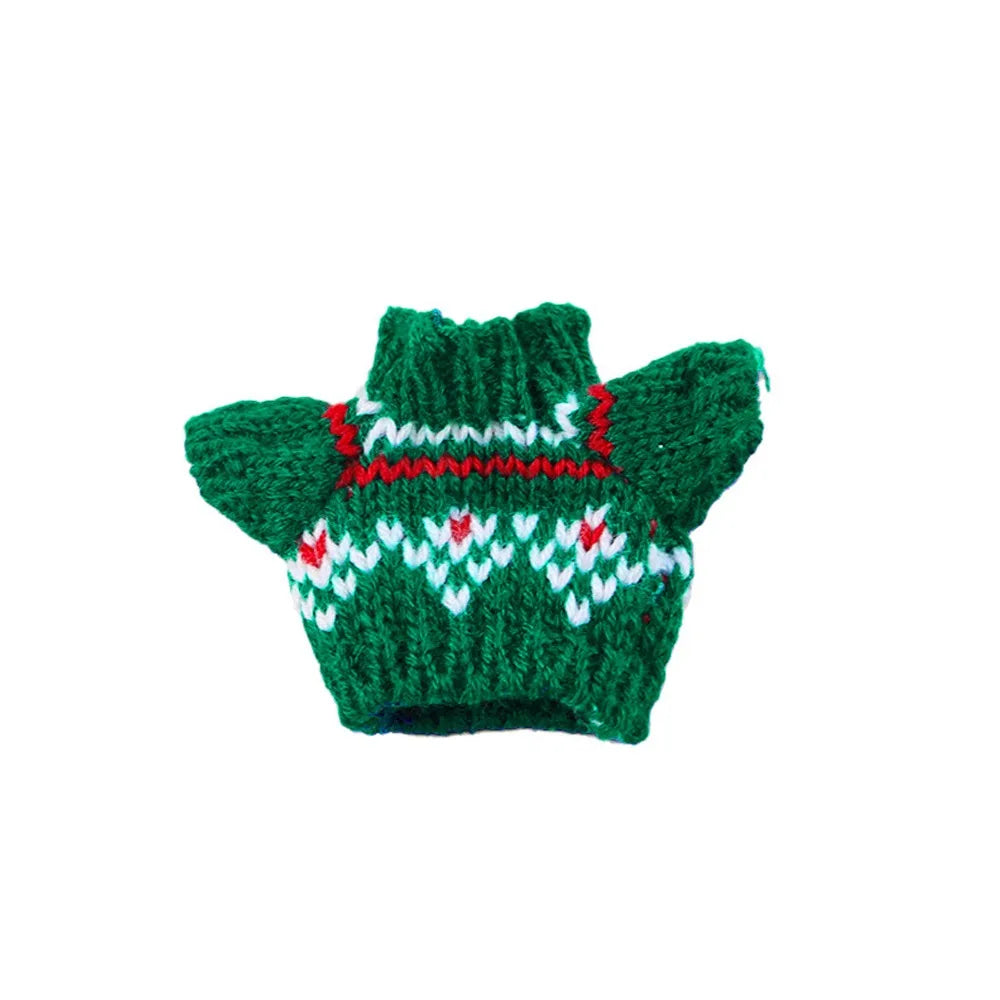 Party Supplies Cute Hamster Sweater Warm Chew Proof Small Pets Sweater Soft Knitted Sweater Christmas Decoration
