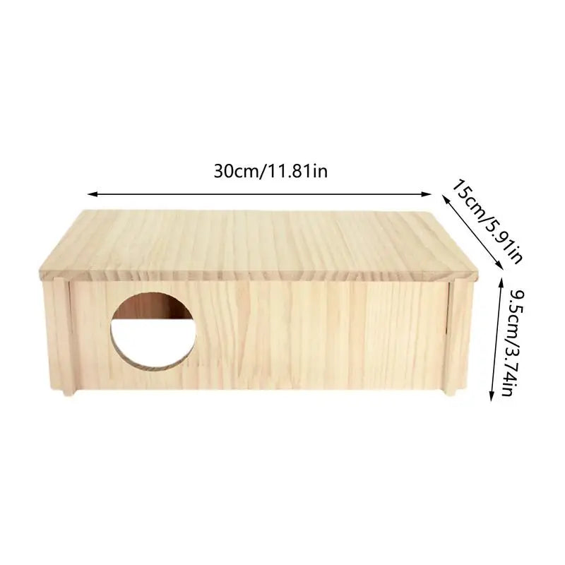 Multi-chamber Hamster House Maze Rectangle 2-chamber Hamster Hideout Cozy