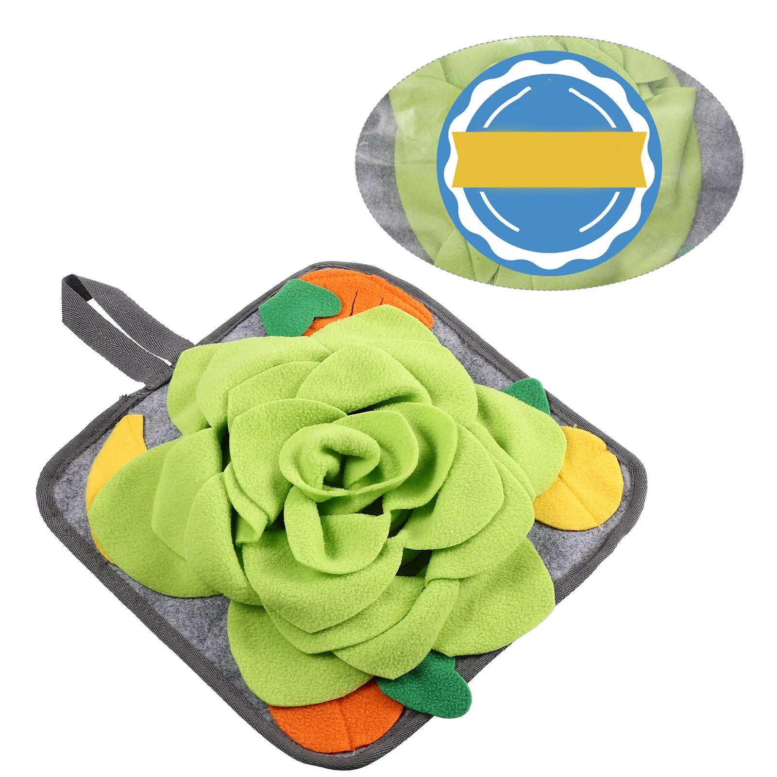 1pcs Rabbit Snuffle Mat Bright Color Chew Resistant Foraging Mat Food