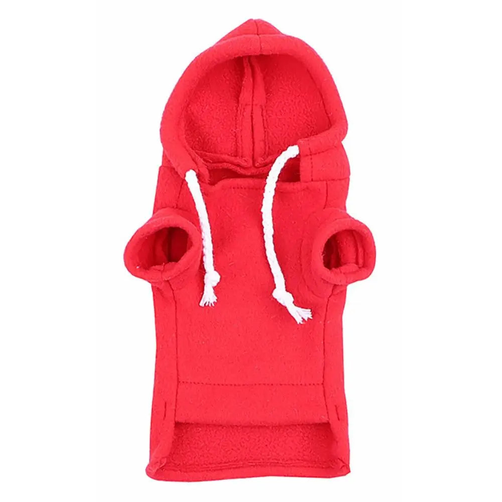 Ferret Hoodie Pet Pullover Fleece Clothes Jumper Vest Coat Jacket Apparel Warmer Tops Pet Supplies For Hamster/Lizard/Squirrel