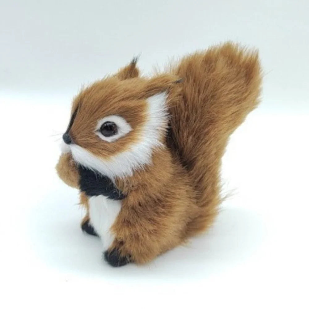 Creative Big Tail Squirrel PP Cotton Soft Squirrel Cartoon White Belly Squirrel Stuffed Plushie Gifts