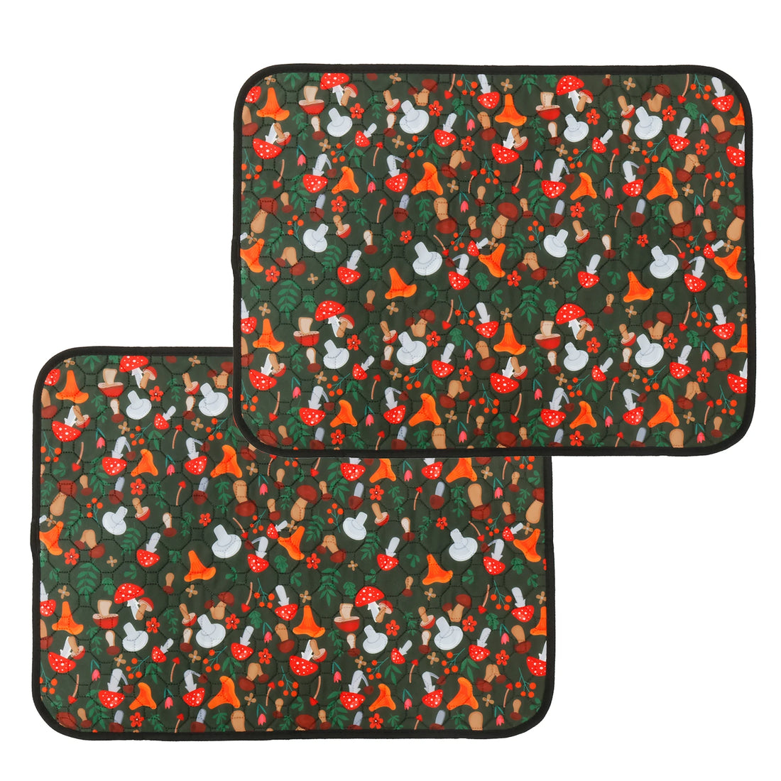 Reusable Guinea Pig Cage Liner Pad - 2 Pack for guinea pigs, rabbits, hamsters, and hedgehogs from Burrowly small pet supplies.