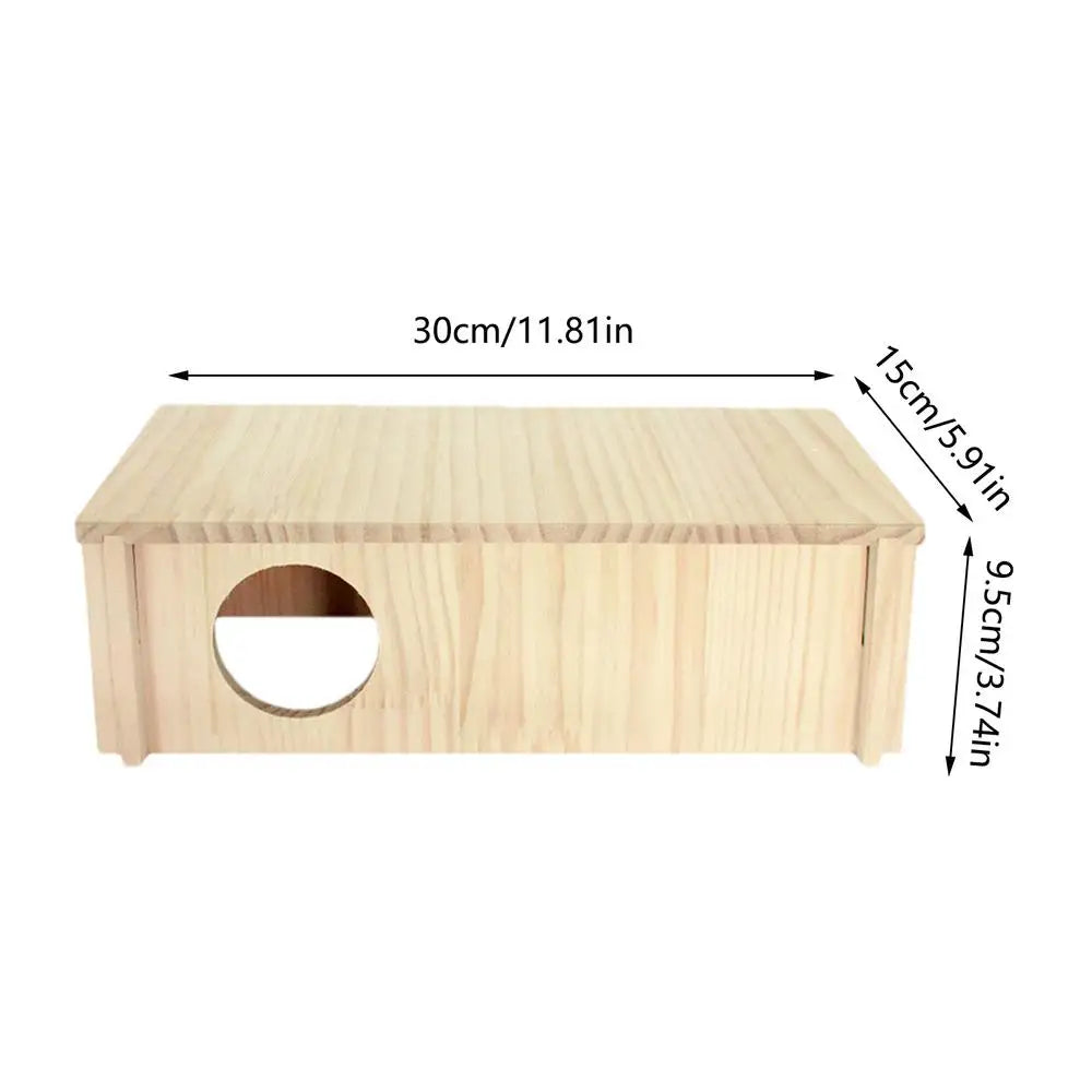 Multi-chamber Hamster House Maze Rectangle 2-chamber Hamster Hideout Cozy