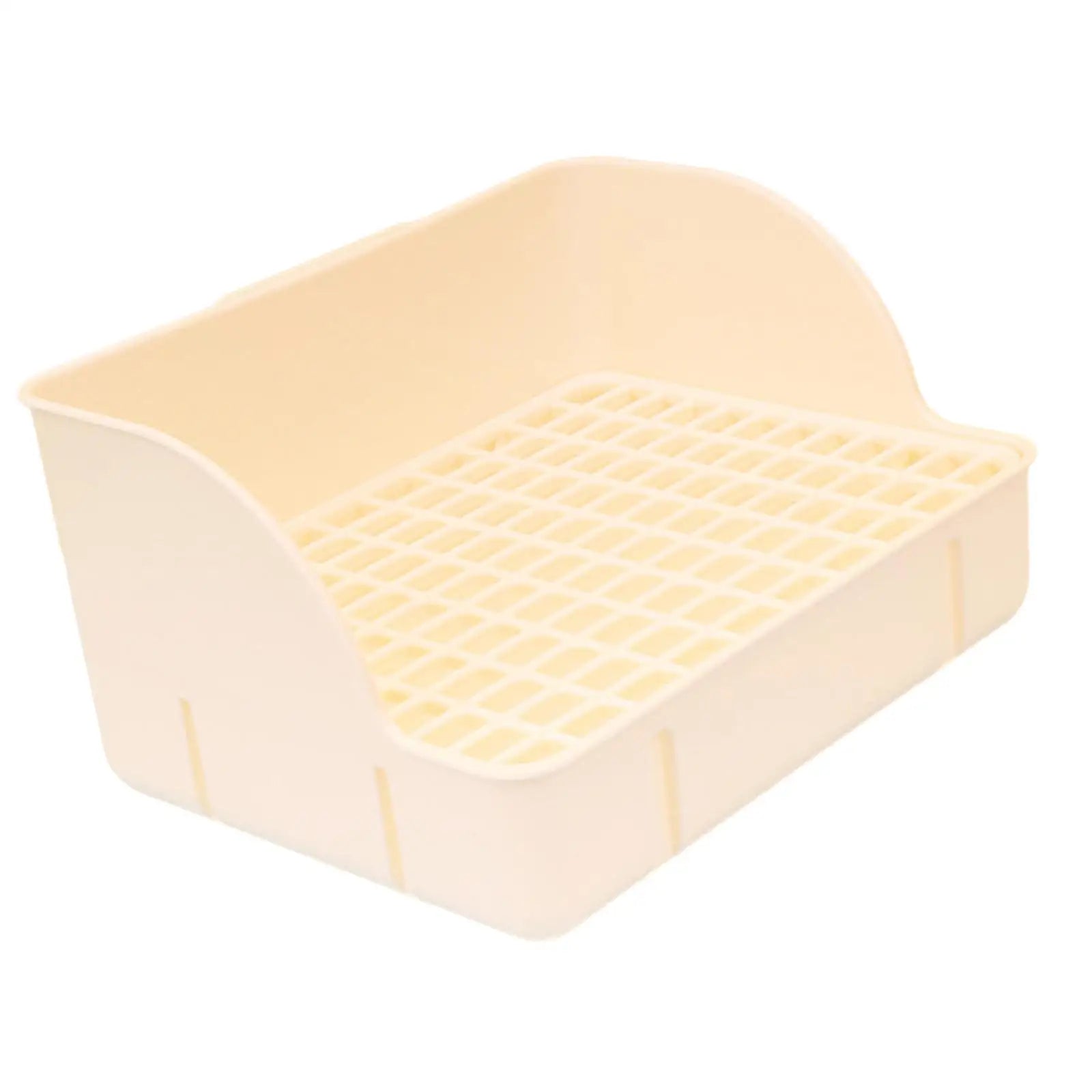 Rabbit Litter Box Small Animals Litter Tray Corner Toilet Box for Ferrets