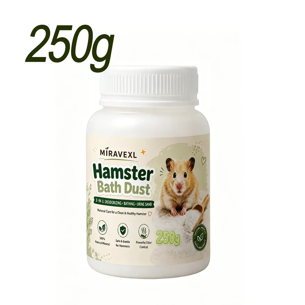 Hamster Bath Dust Sand Deodorizing Urine Sand for Chinchilla Gerbil Small Pet ToiletOdor Control Bedding Soft Safe Natural