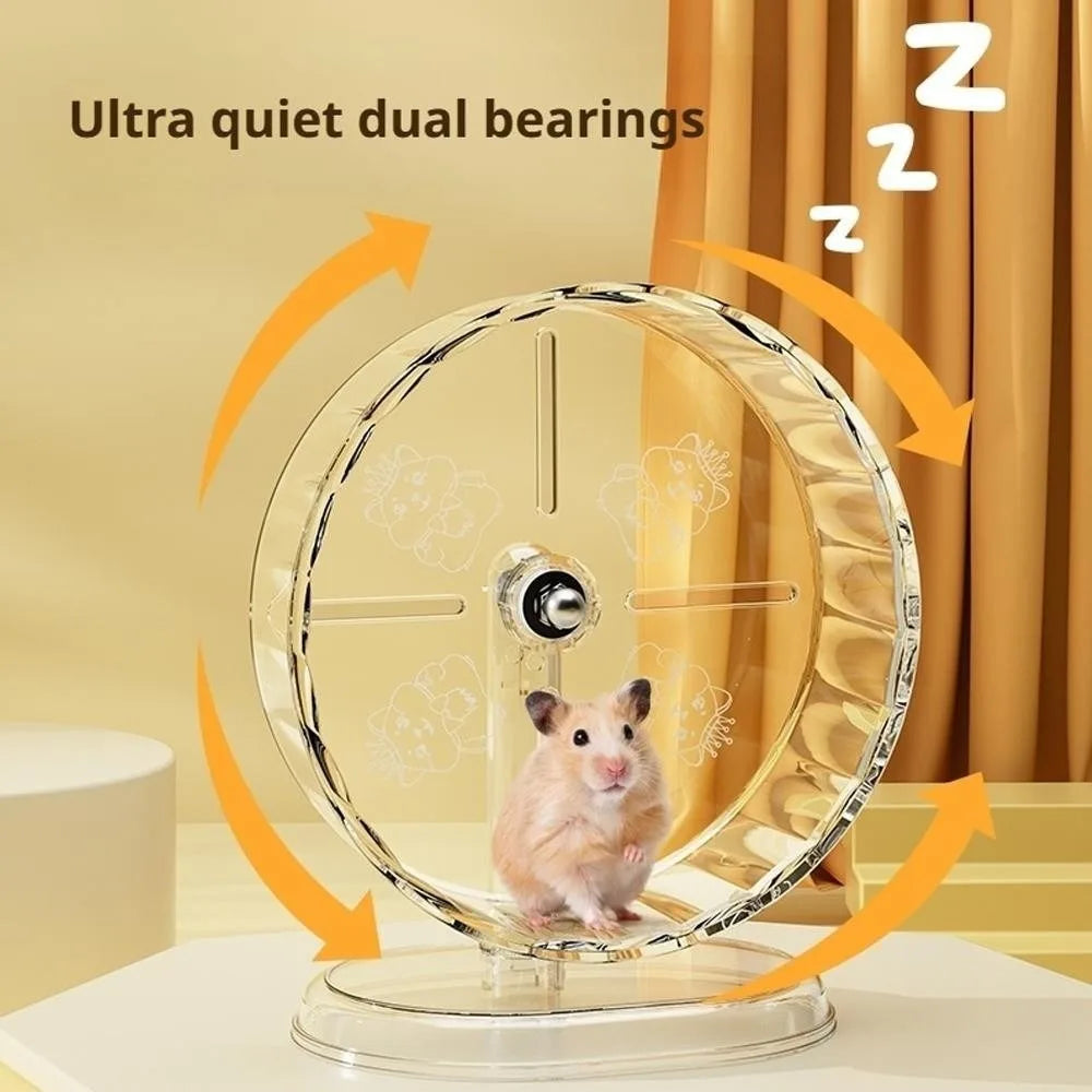 Transparent Silent Hamster Exercise Wheel