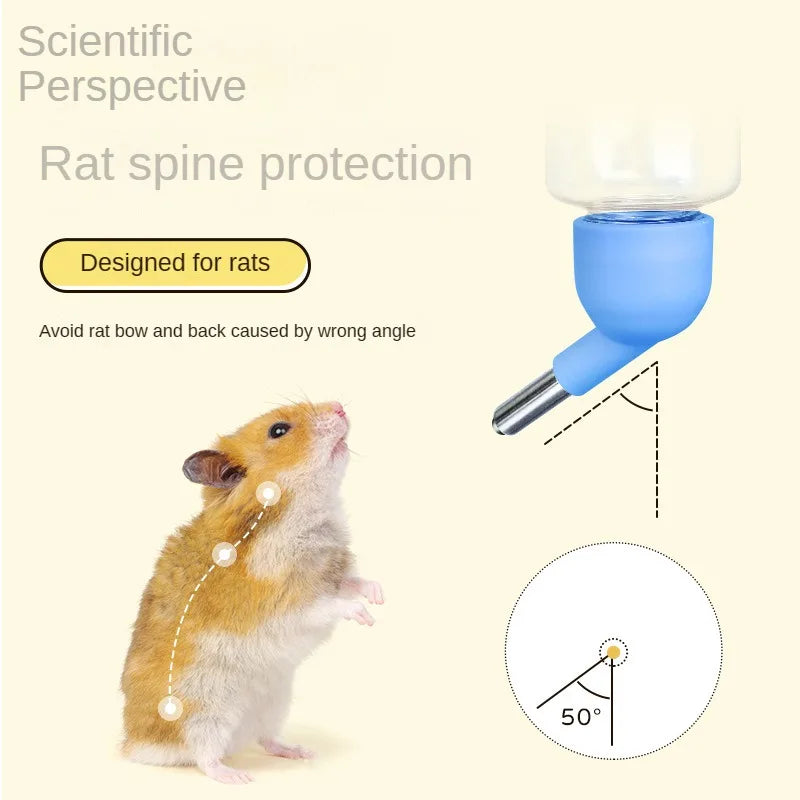 Plastic Hamster Water Bottle with Drinking Head