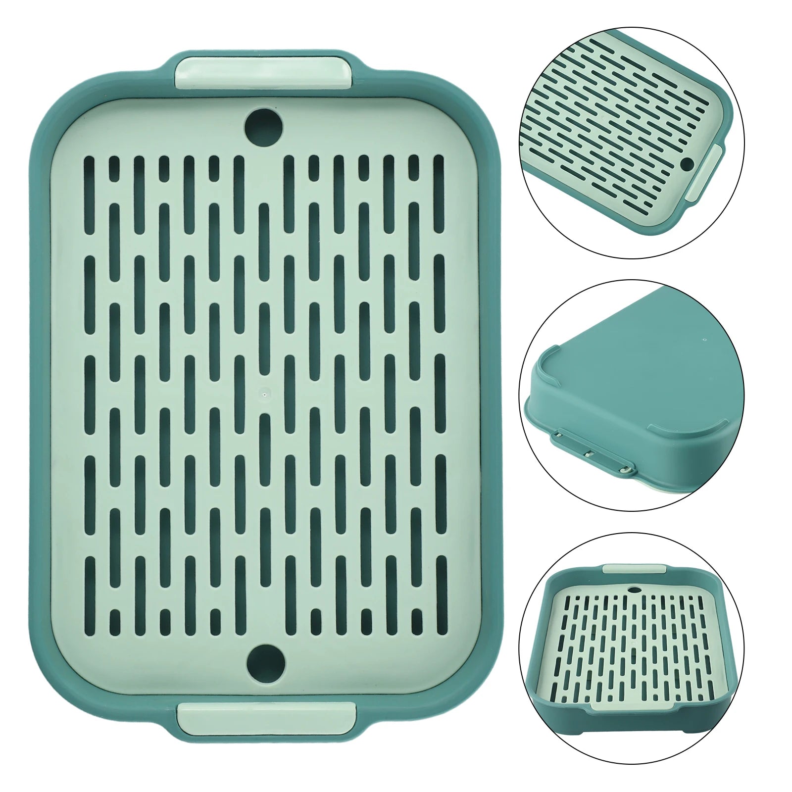 Small pet toilet tray for rabbits and guinea pigs from Burrowly.