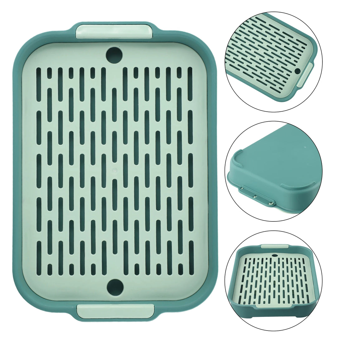 Small pet toilet tray for rabbits and guinea pigs from Burrowly.