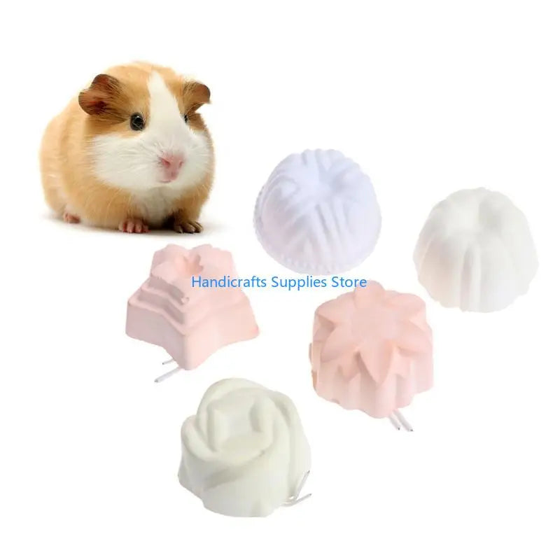 R1WA Unique Hamster Teeth Grinding Stone Chew Toy Hang for Chinchillas Rabbit Gerbil