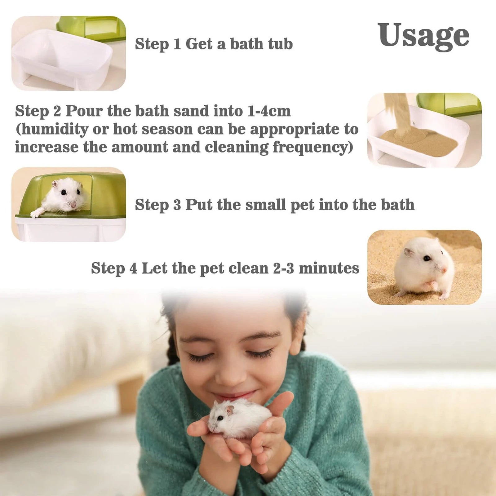 Natural hamster walnut sand cushion material Hamster Desert Sand Fine Sand Bath for Hamster Bedding Cleaning Supplies Hides Dig