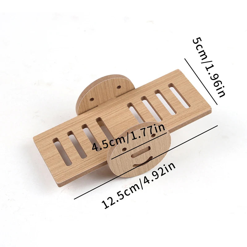 Pet Hamster Toys Wooden Bridge Seesaw Swing Toys Small Animal Activity