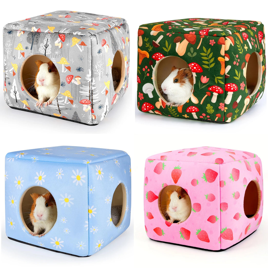 Guinea Pig Hideout Washable Guinea Pigs Hiding House Habitats Cozy Bunny