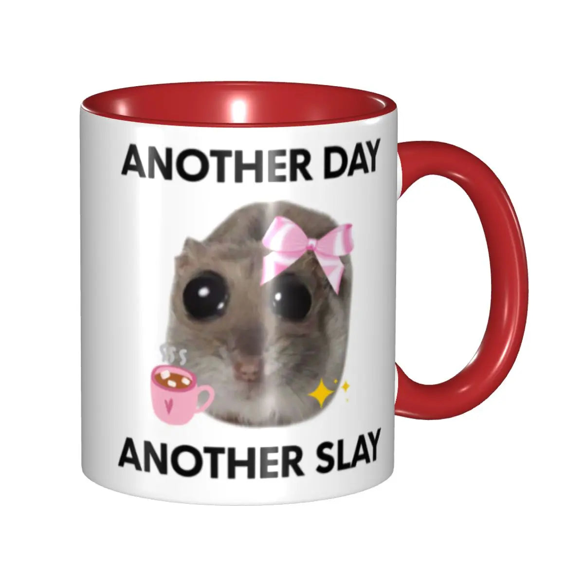 Customized Another Day Another Sad Hamster Meme Mug DIY Ceramic Tea Milk Coffee Cups